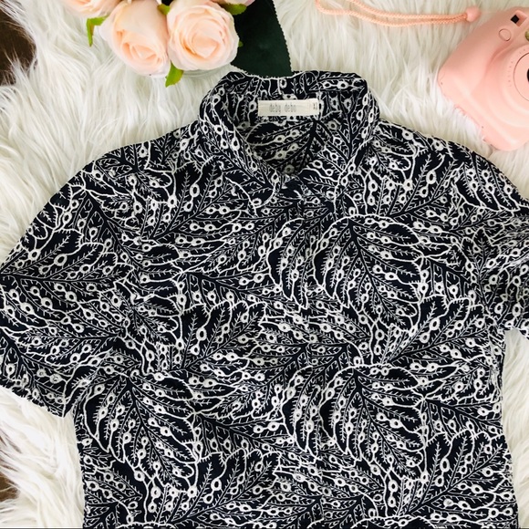 Two pieces set floral skirt and shirt - Picture 2 of 5